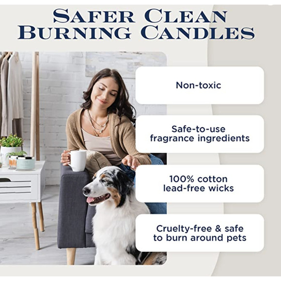 HomeWorx Orchid & Sweet Grass Scented 4-Wick Candle - Picture 6 of 7